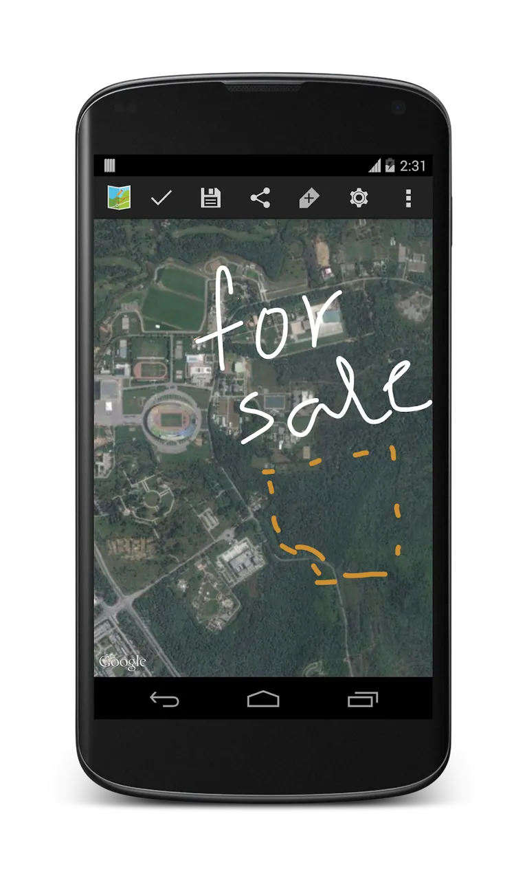 Capture d'écran Map & Draw 4