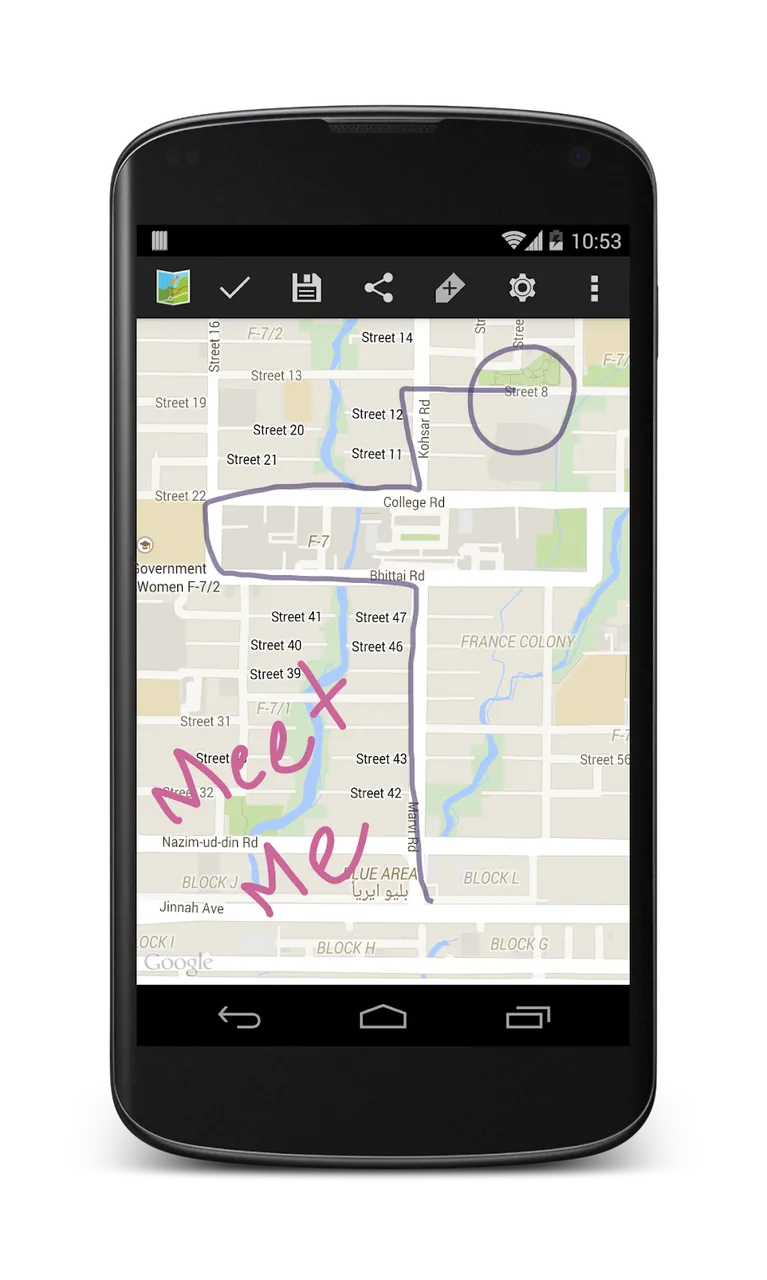 Capture d'écran Map & Draw 5