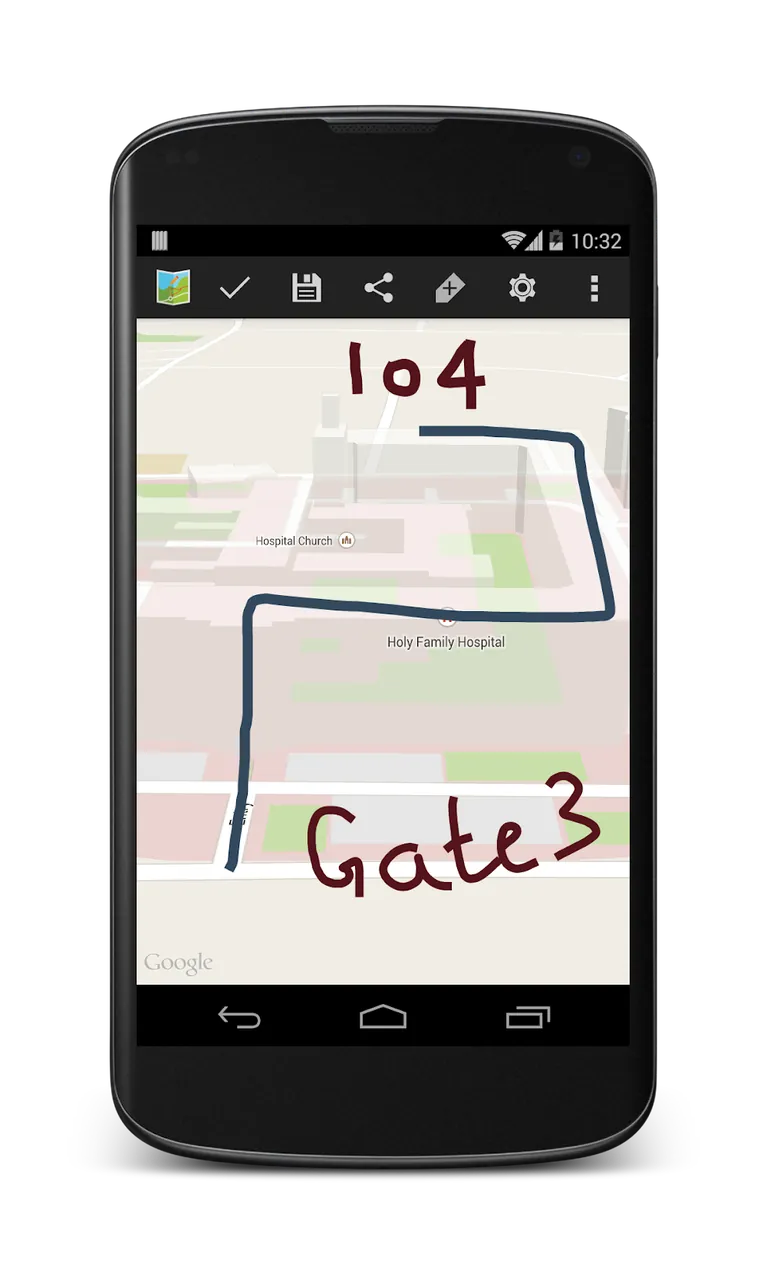 Capture d'écran Map & Draw 2