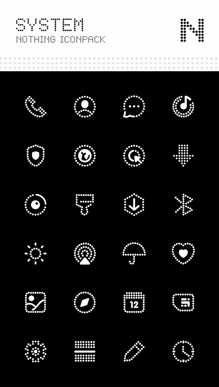 Nothing Icon Pack capture d'écran 3