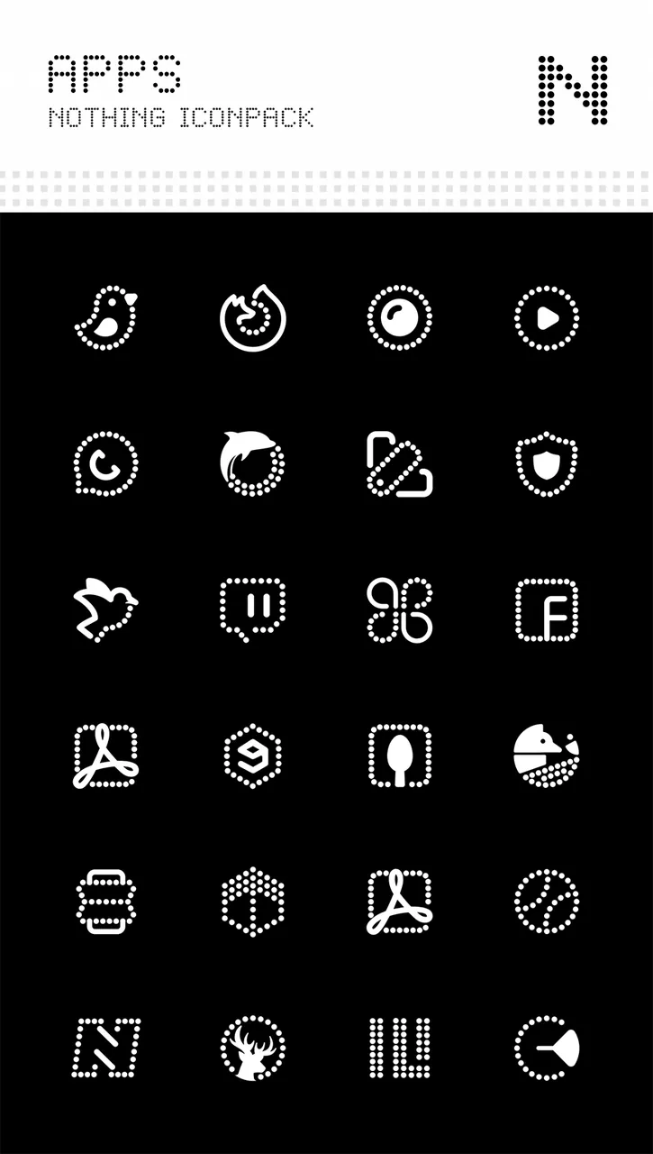 Nothing Icon Pack capture d'écran 5