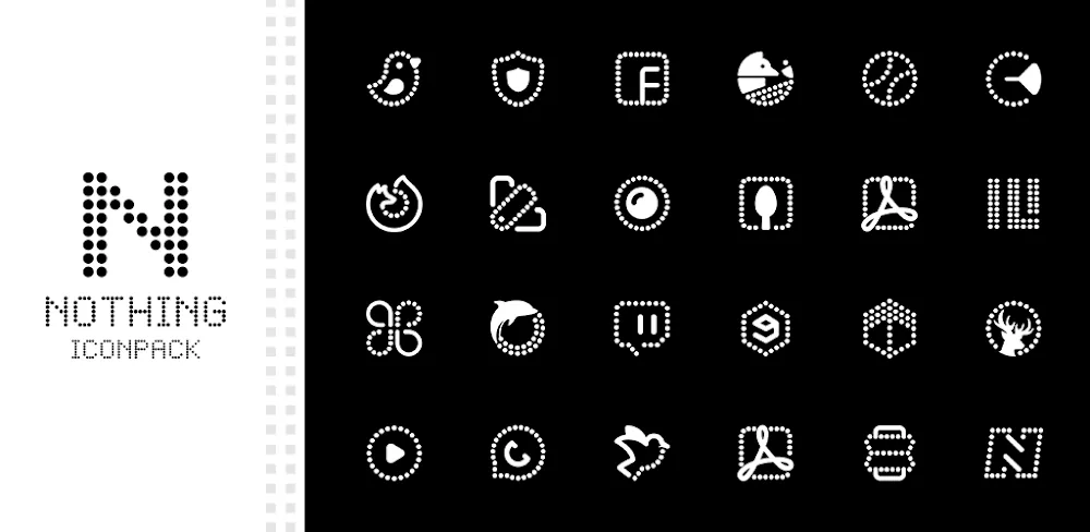 Nothing Icon Pack capture d'écran 1