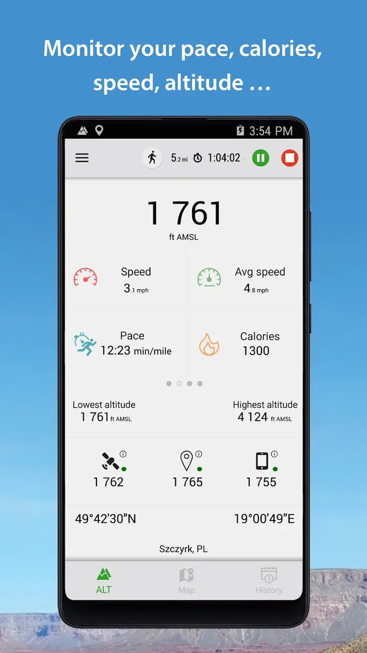 Capture d'écran Altimeter 4