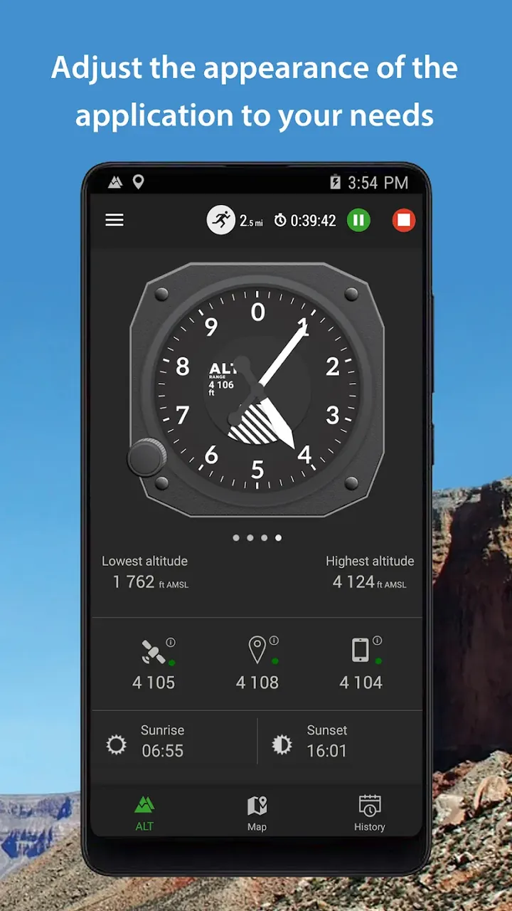 Capture d'écran Altimeter 5