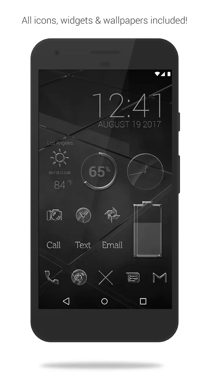 Glass Pack Pro - Clear Icons capture d'écran 2
