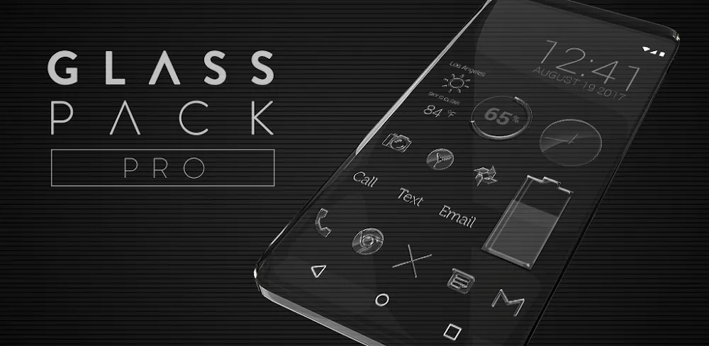 Glass Pack Pro - Clear Icons capture d'écran 1