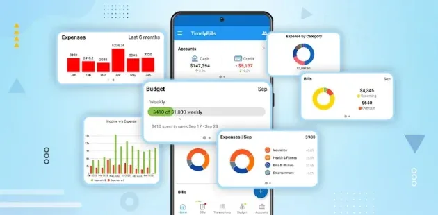 Aperçu de l'écran de Bill Payment Organizer, Budget 1