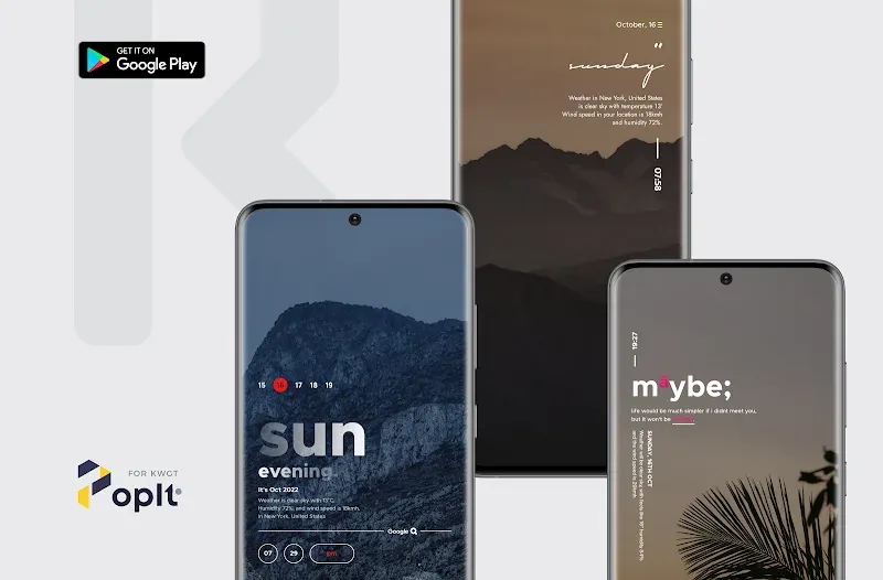 Aperçu de l'application PopIt KWGT 5