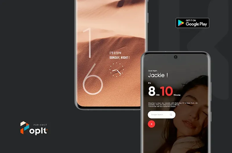 Aperçu de l'application PopIt KWGT 2
