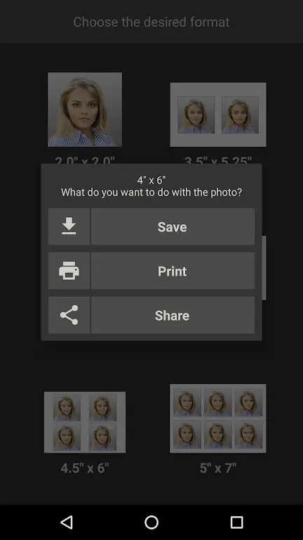 Capture d'écran Passport Photo 4