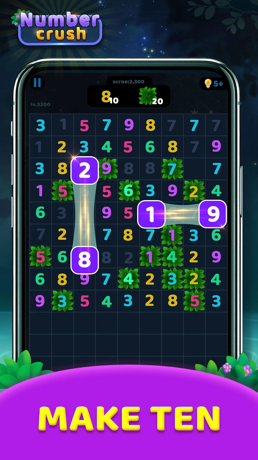 Number Crush: Match 10 Puzzle capture d'écran 2