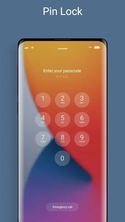 Capture d'écran Lock Screen iOS15 5
