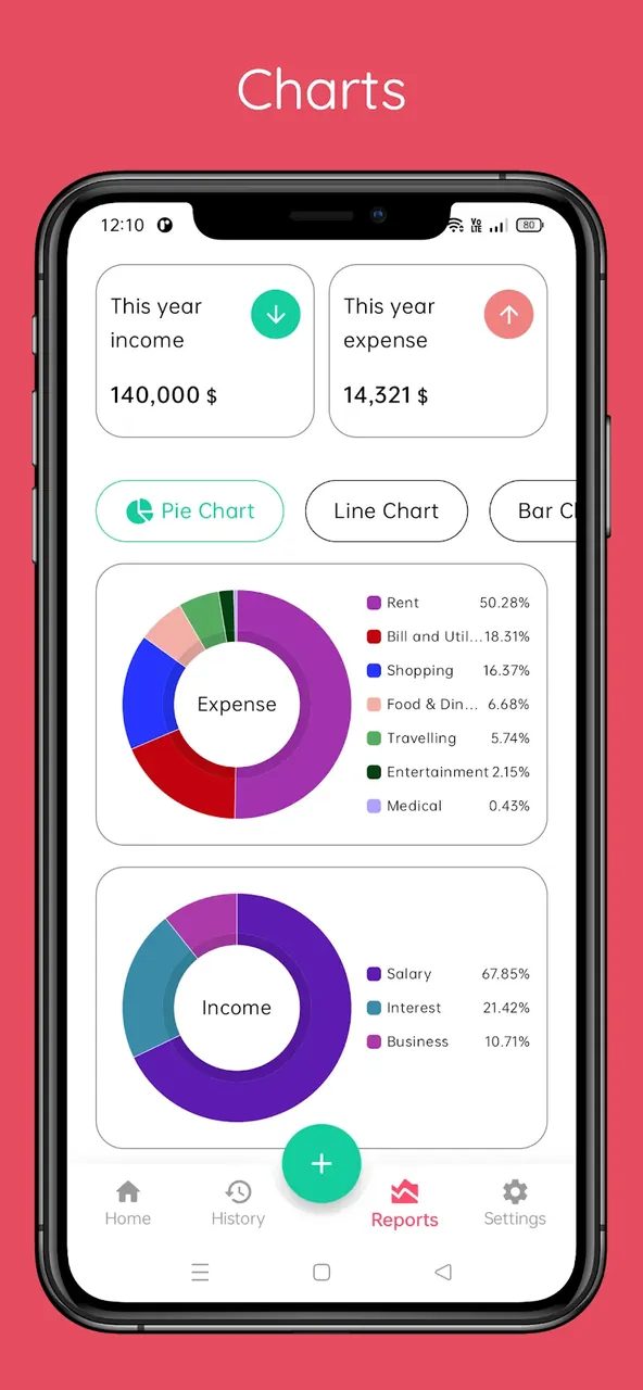 Capture d'écran de l'application Expenso 5