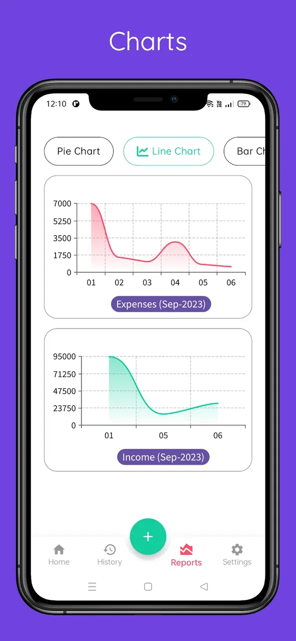 Capture d'écran de l'application Expenso 6