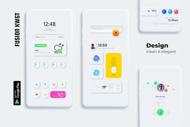 Capture d'écran FusiOn for KWGT 4
