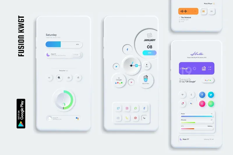 Capture d'écran FusiOn for KWGT 3