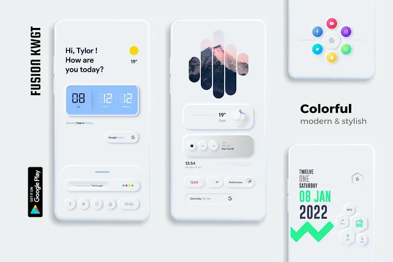 Capture d'écran FusiOn for KWGT 5