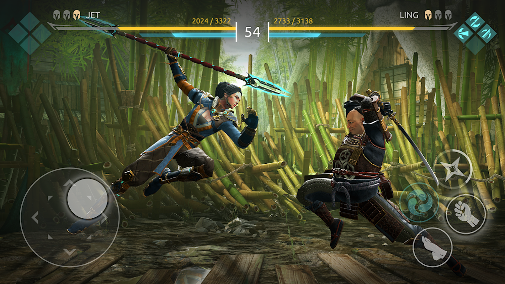 Tangkapan layar permainan Shadow Fight 4: Arena 3