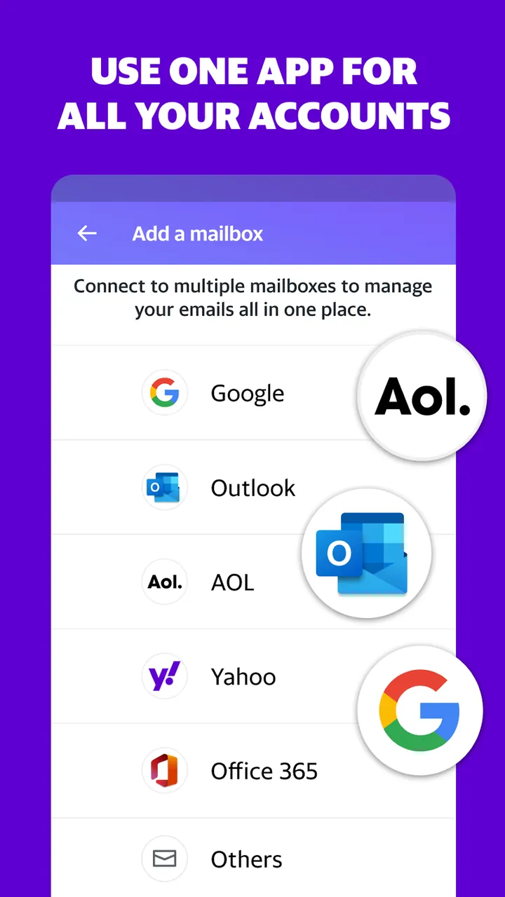 Aperçu 7 de l'application Yahoo Mail