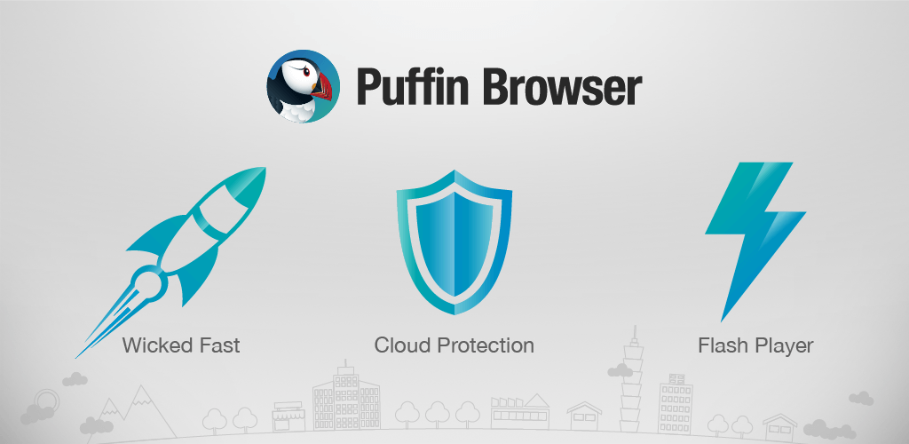 Captura de pantalla de la interfaz de Puffin Browser Pro 1