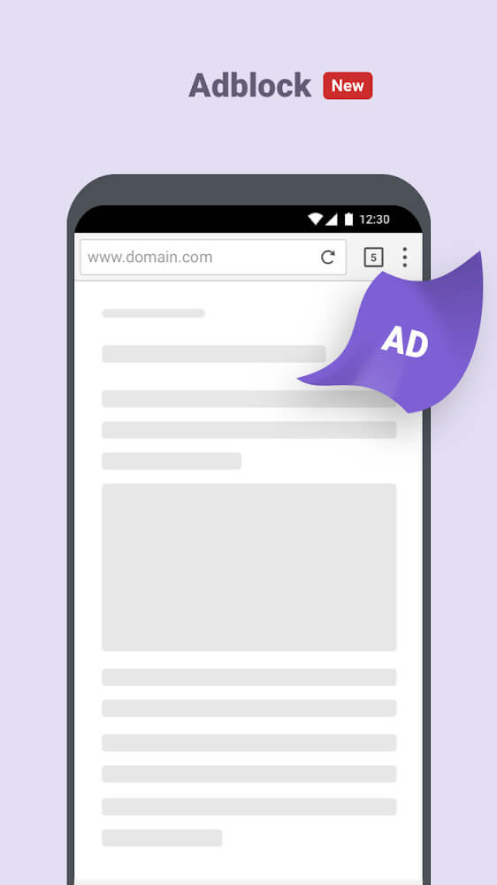 Captura de pantalla de la interfaz de Puffin Browser Pro 3
