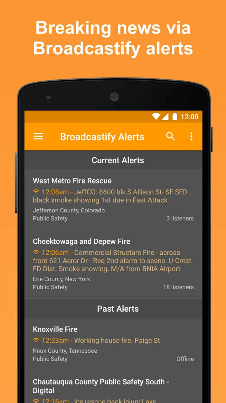 Capture d'écran 6 de Scanner Radio - Police Scanner