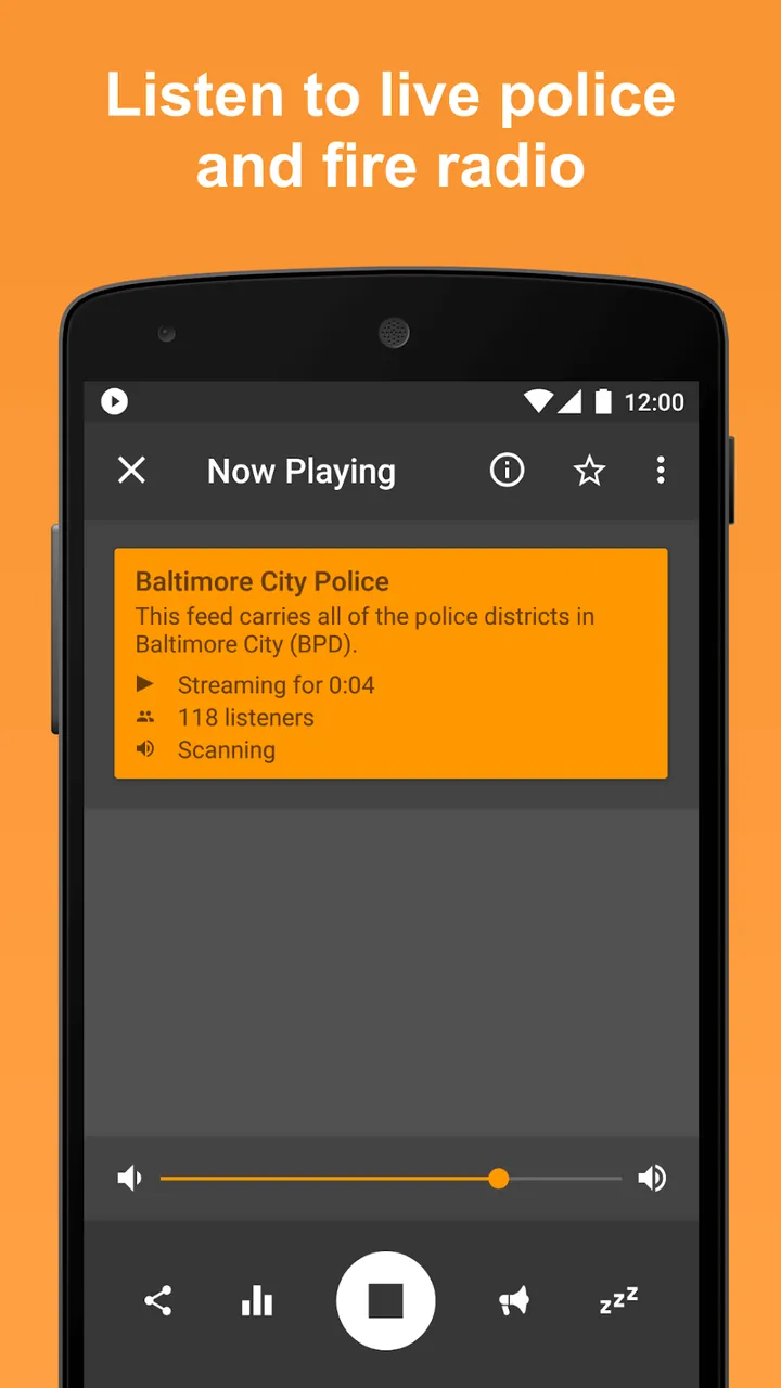 Capture d'écran 2 de Scanner Radio - Police Scanner