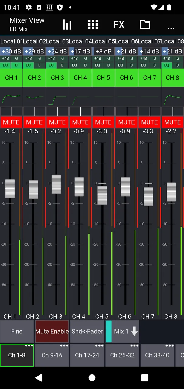 Capture d'écran Mixing Station 2