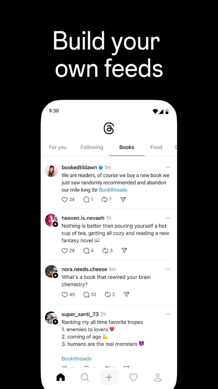 Capture d'écran de l'application Threads 6