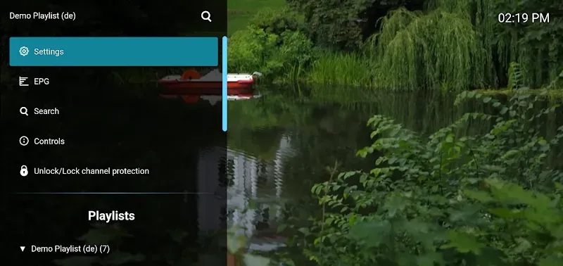 M3U IPTV interface preview 6