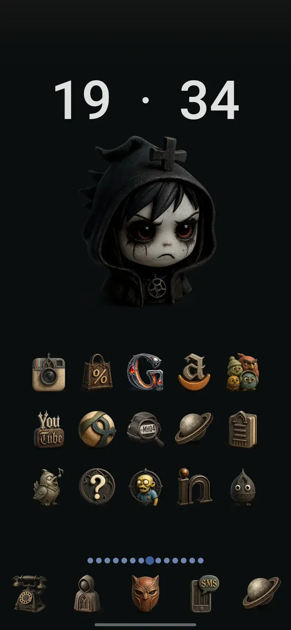 Capture d'écran 6 de Goth - Icon Pack
