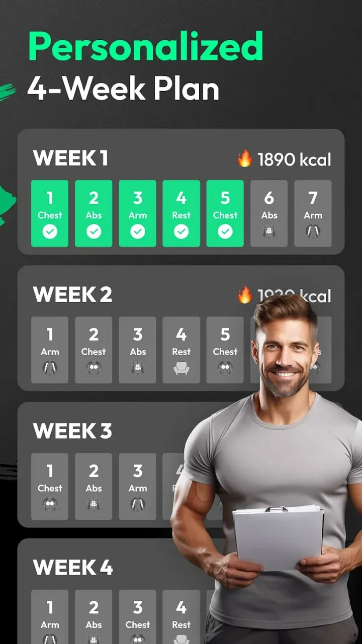 Capture d'écran de Home Workout App: Fitness 3