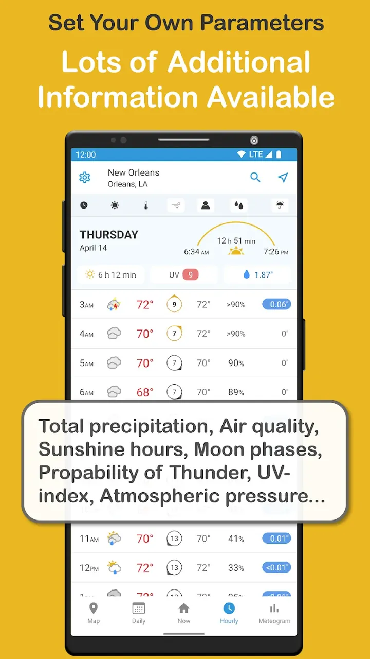 Capture d'écran Foreca Weather & Radar 5