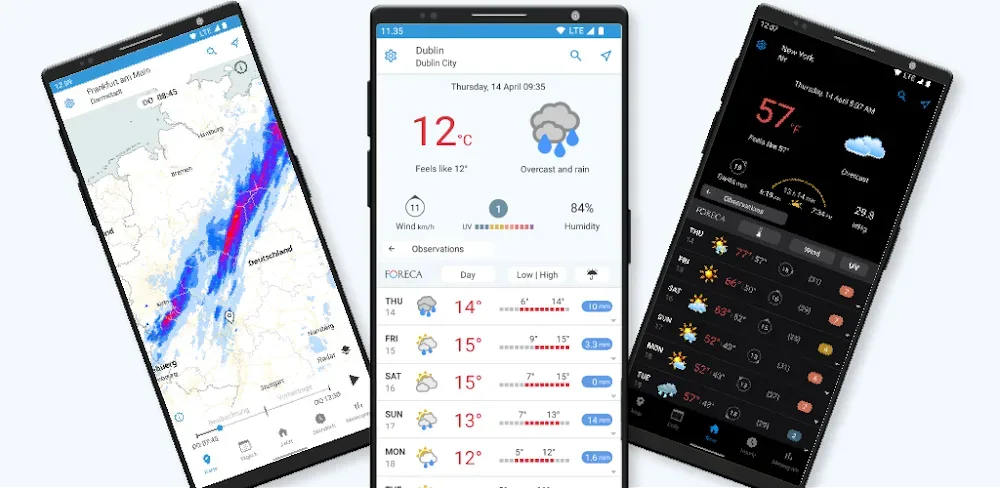 Capture d'écran Foreca Weather & Radar 1