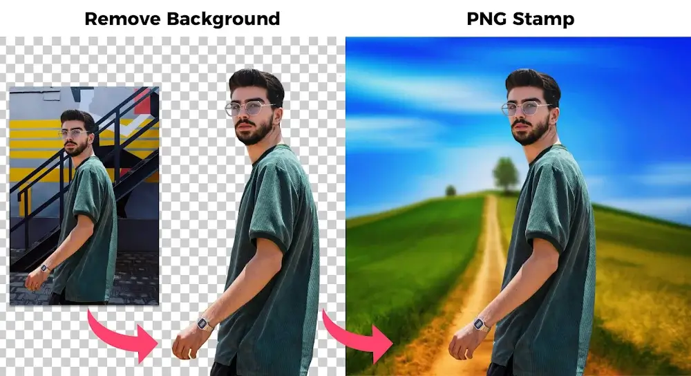 Aperçu de l'application Background Eraser Photo Editor 2