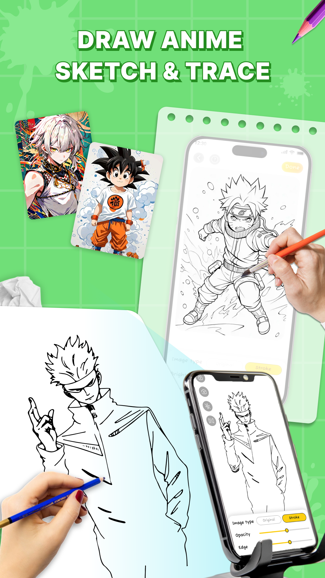 Draw Anime: AR Sketch App capture d'écran 2