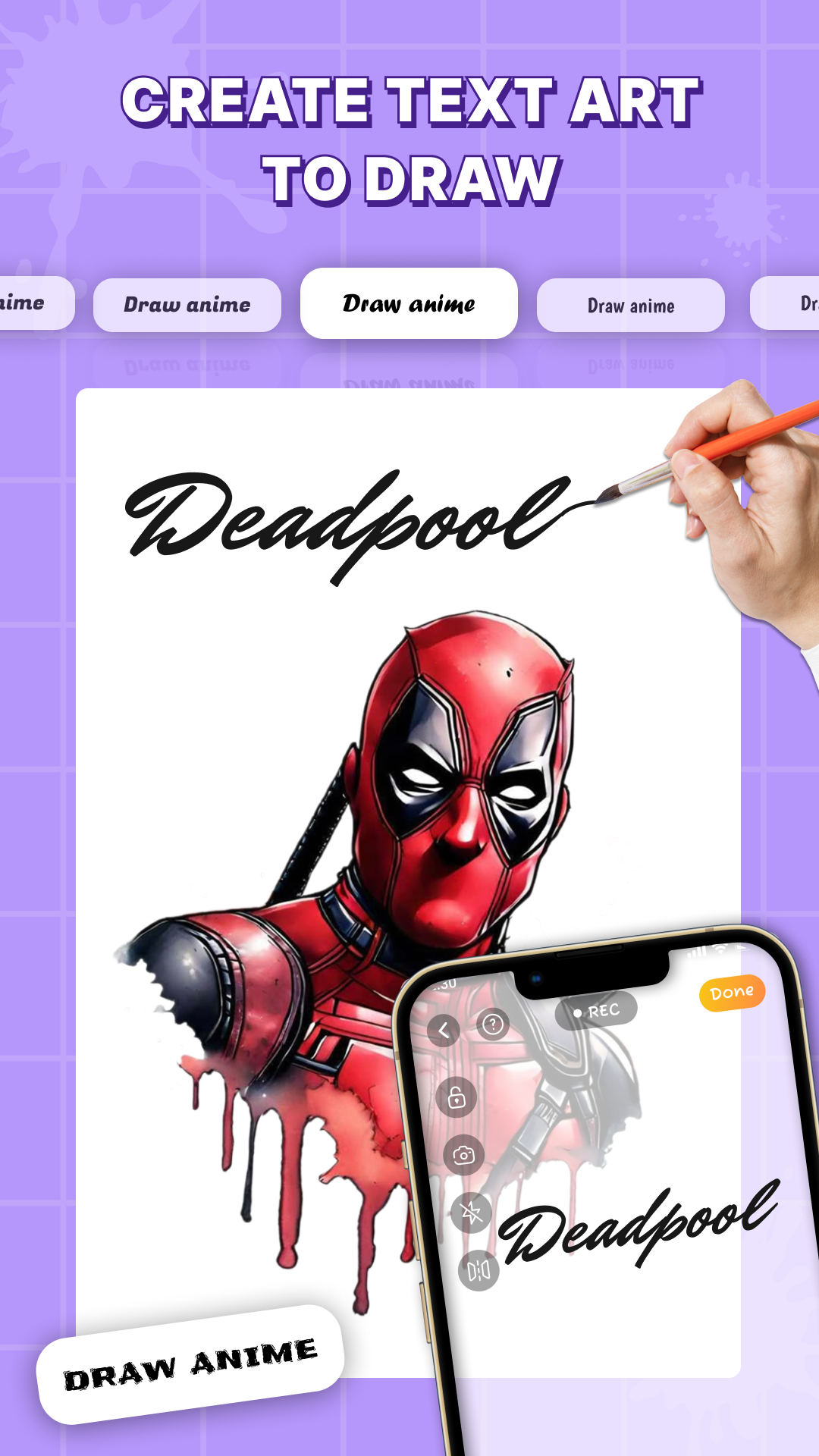 Draw Anime: AR Sketch App capture d'écran 4