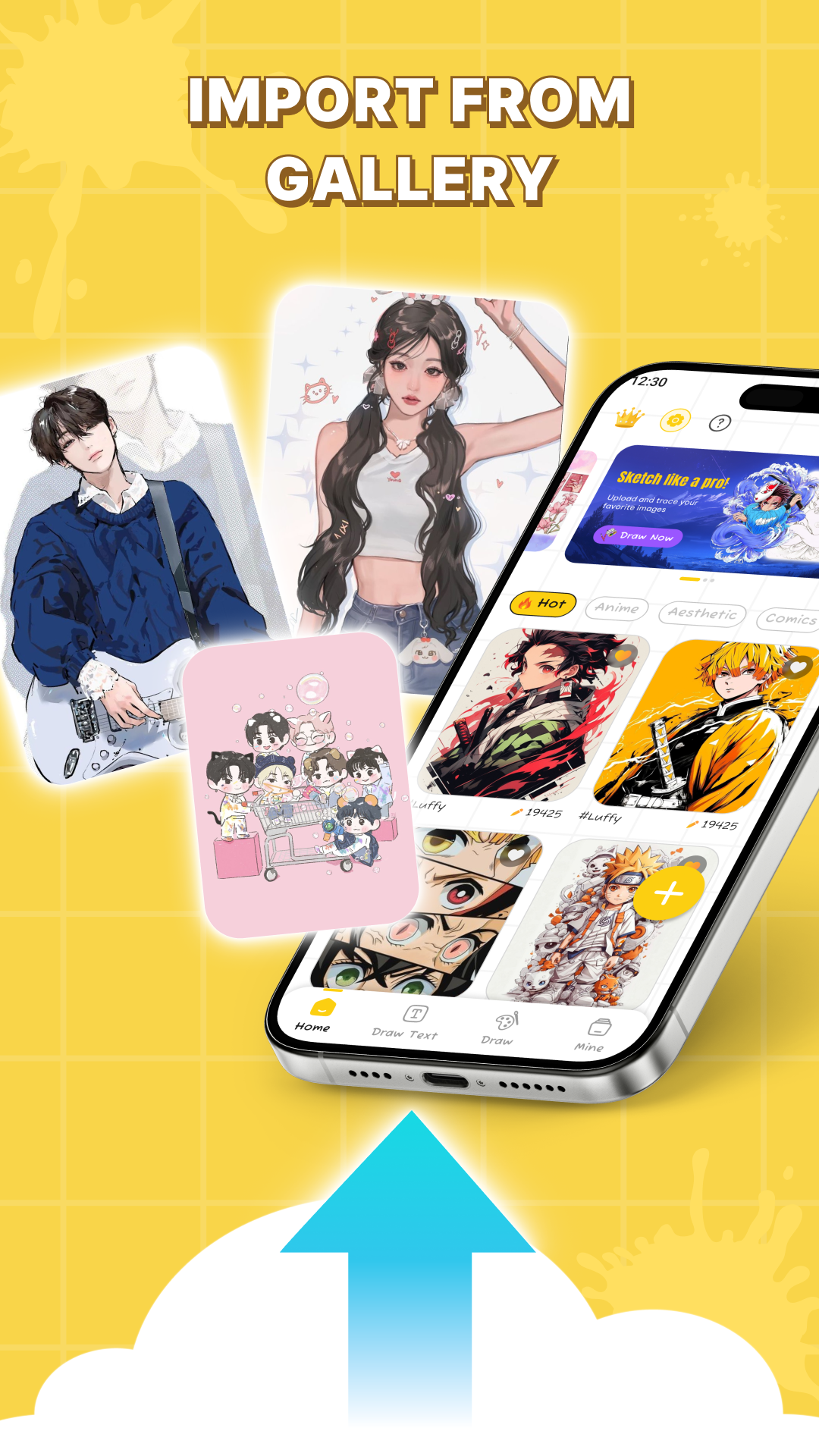 Draw Anime: AR Sketch App capture d'écran 5
