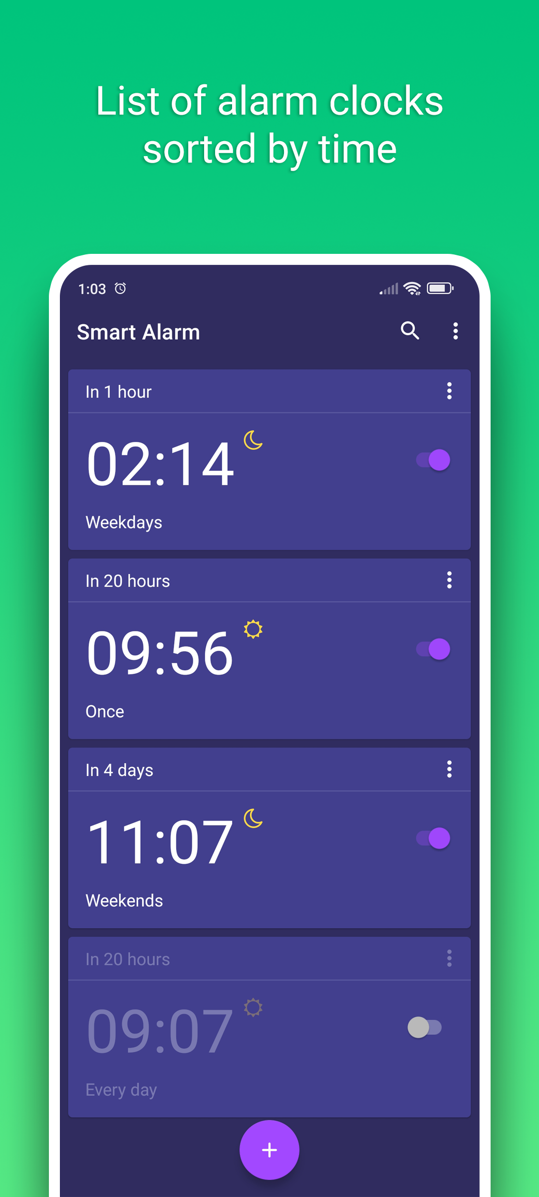 Capture d'écran Smart Alarm Clock 2