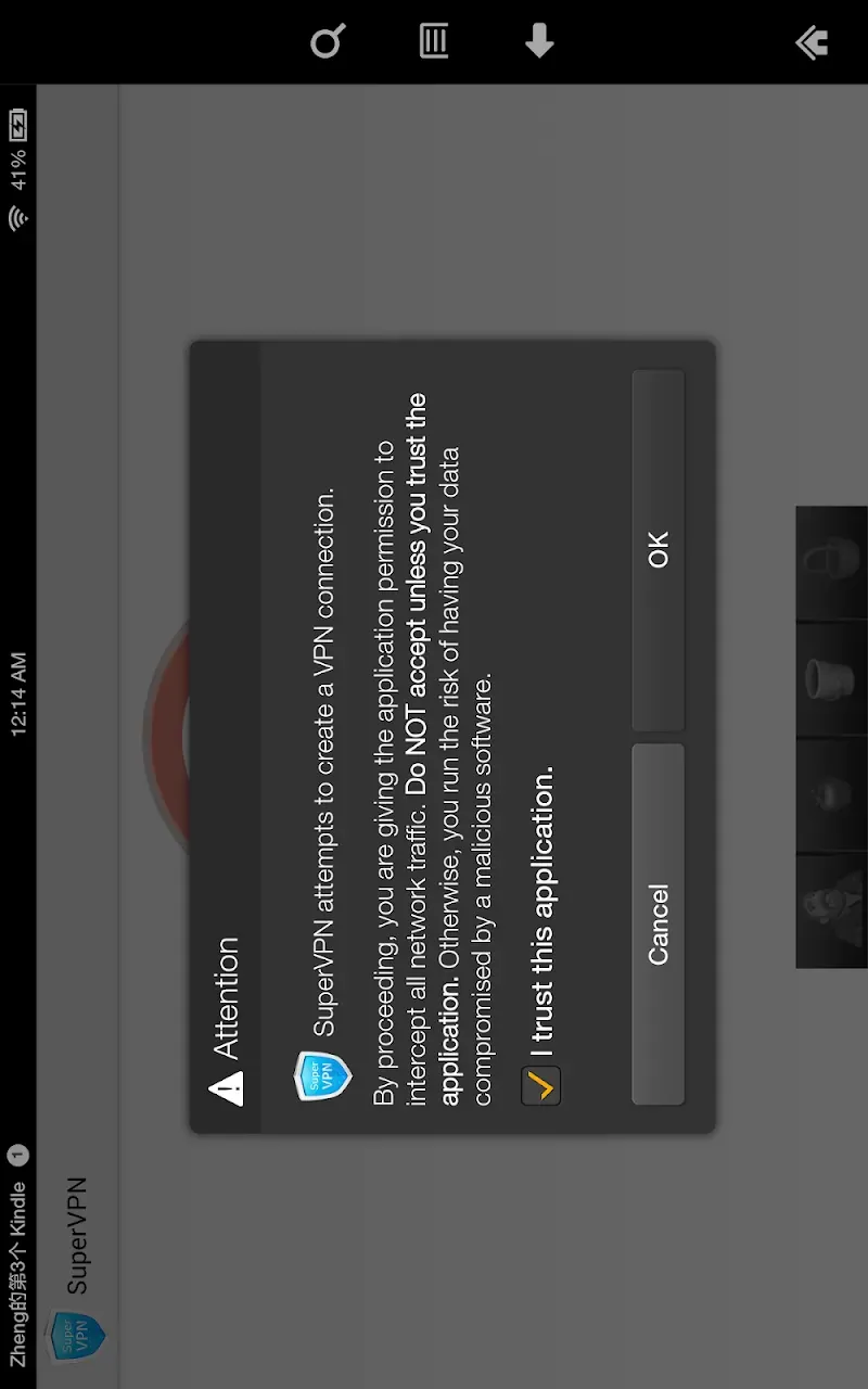 Captura de tela 5 do SuperVPN Pro