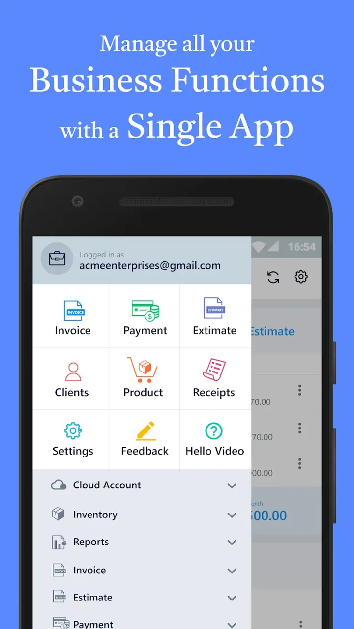 Capture d'écran 3 de l'application Simple Invoice Manager