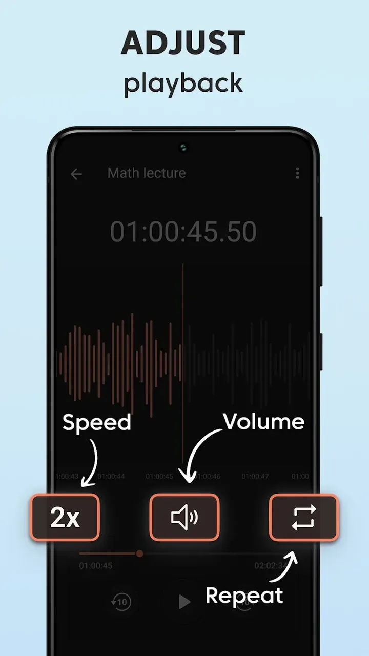 Sound Recorder Plus: Voice Rec capture d'écran 5