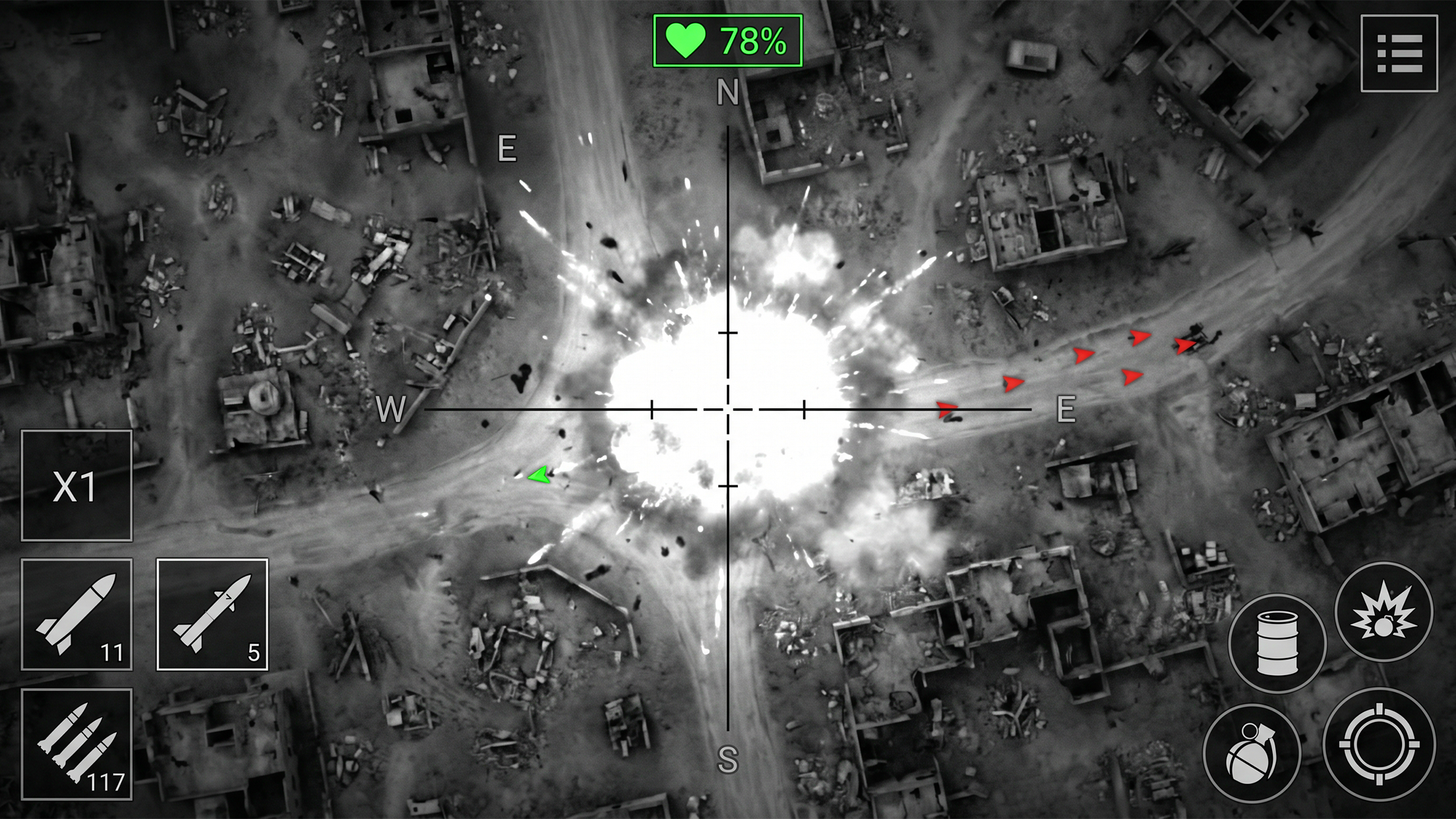 Capture d'écran du jeu Drone War: Air Strike 2