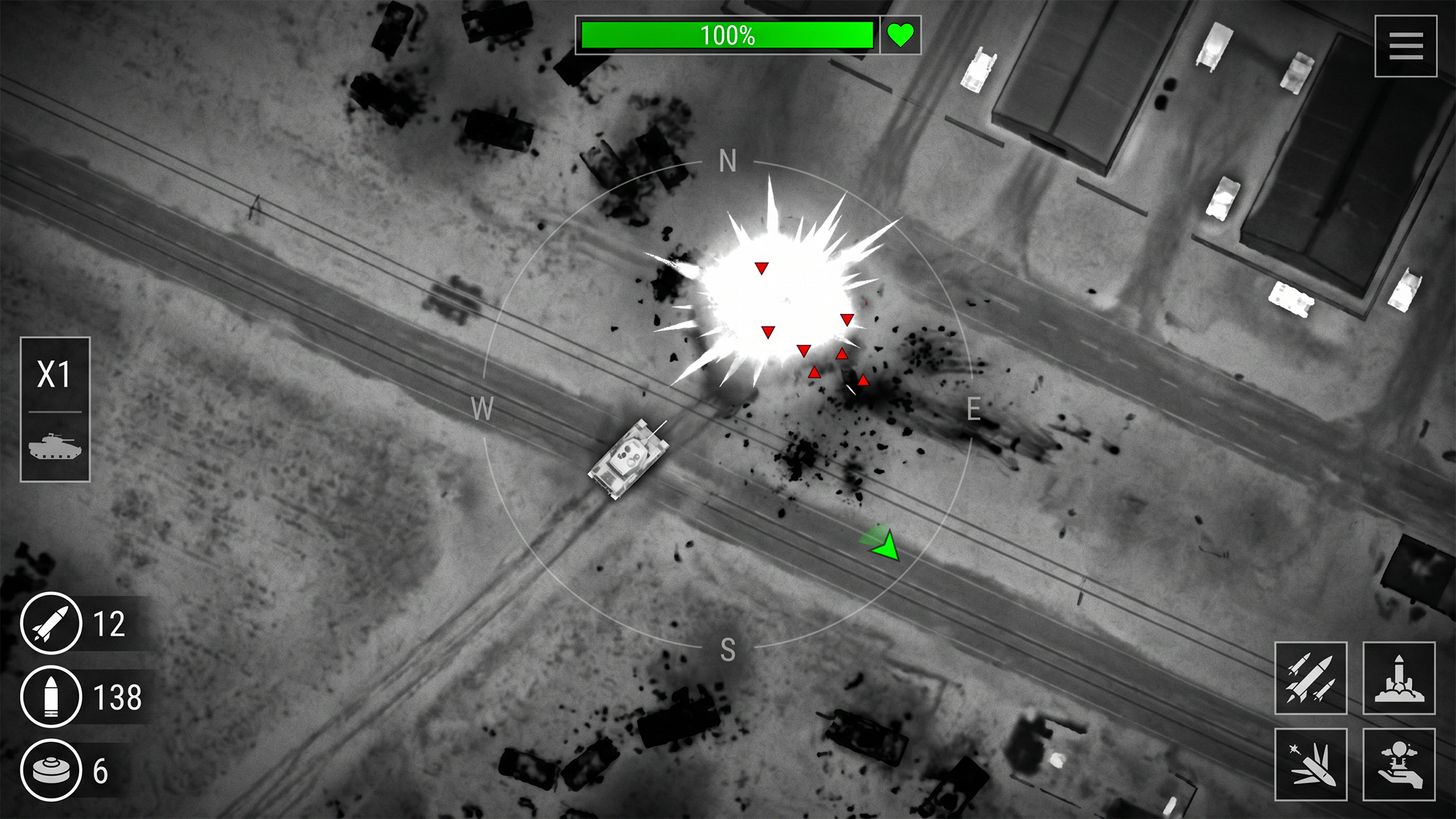Capture d'écran du jeu Drone War: Air Strike 3