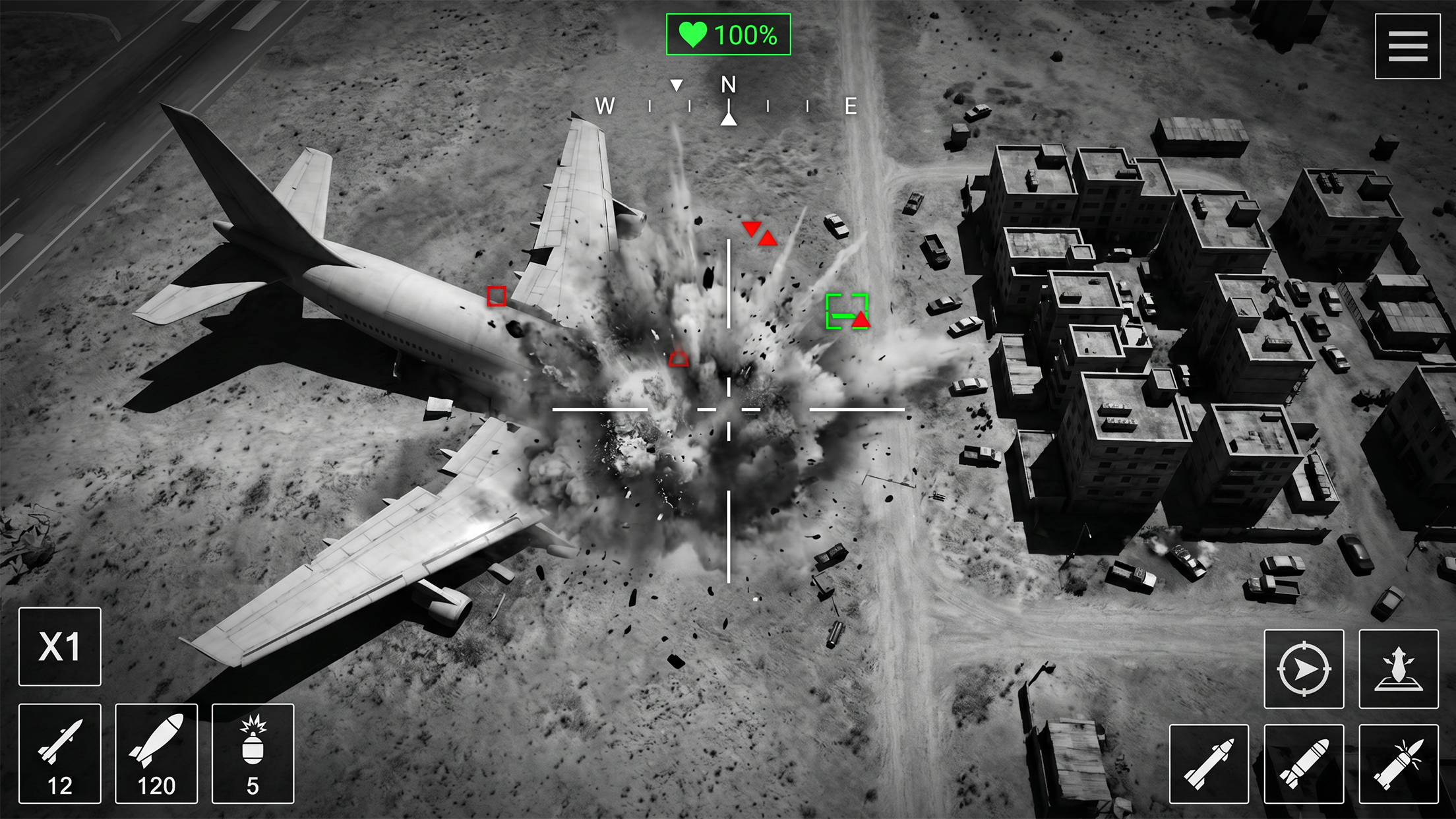 Capture d'écran du jeu Drone War: Air Strike 1