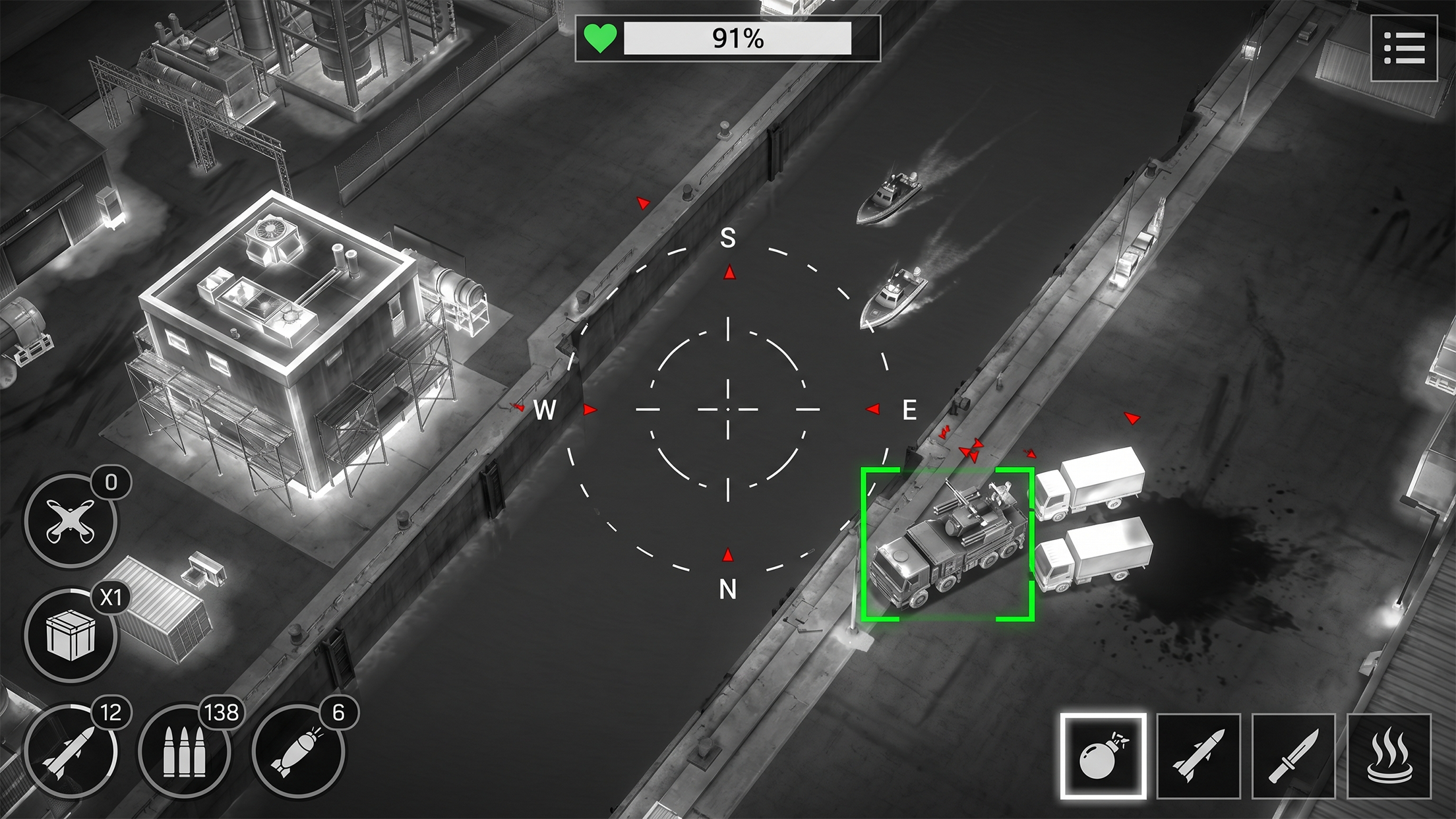 Capture d'écran du jeu Drone War: Air Strike 4