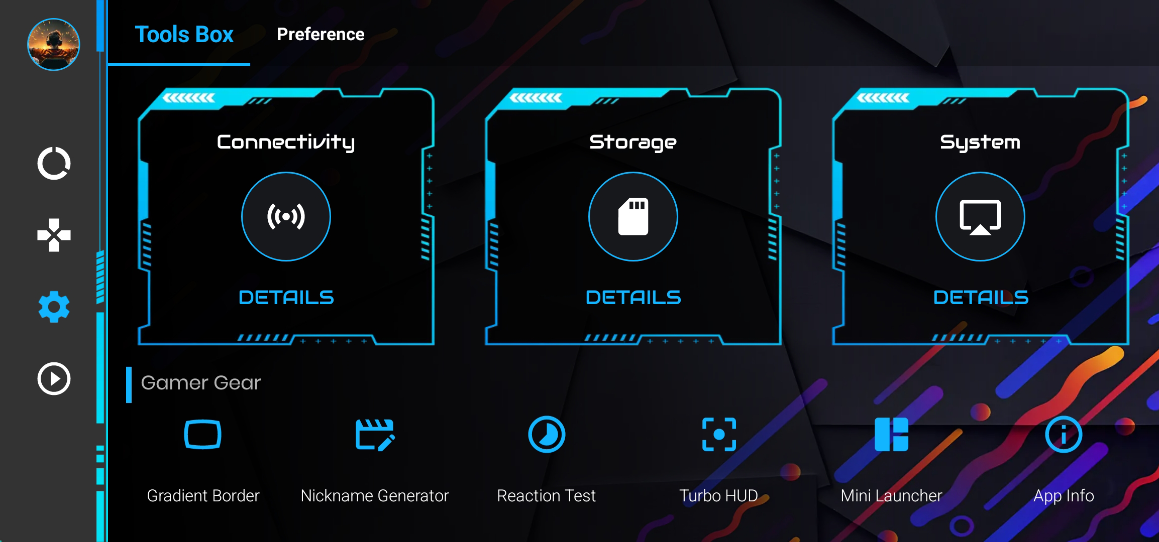 Capture d'écran TurboSpace Game Launcher 2