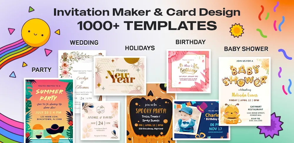 Aperçu 1 de Invitation Maker & Card Design