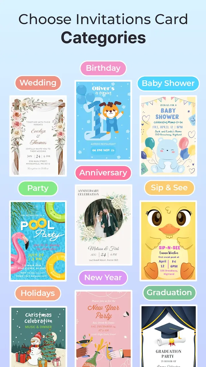 Aperçu 2 de Invitation Maker & Card Design