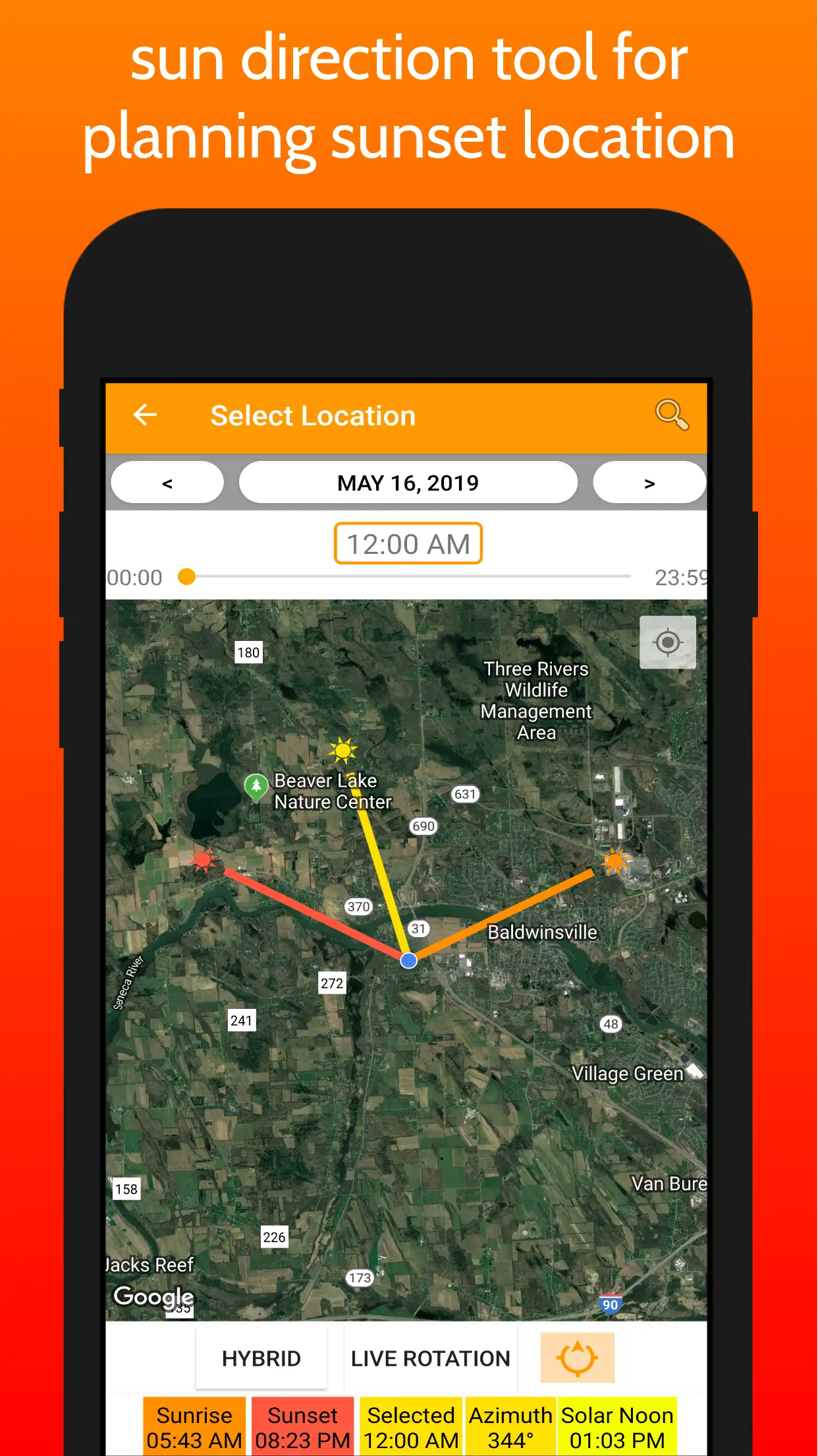 SkyCandy - Sunset Forecast App preview 3